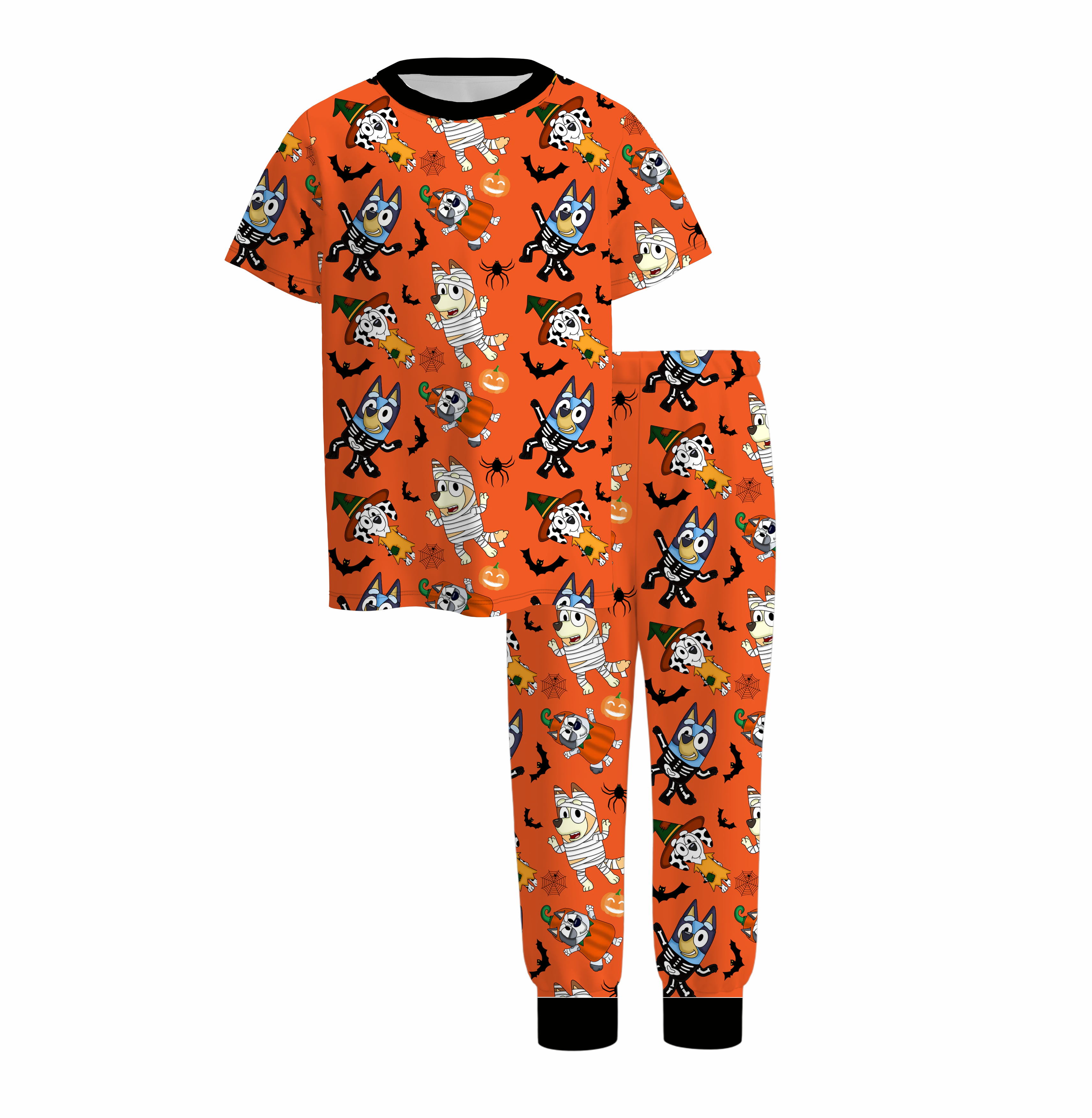 （Pre Order）Boys Halloween Cartoon Print Pajamas