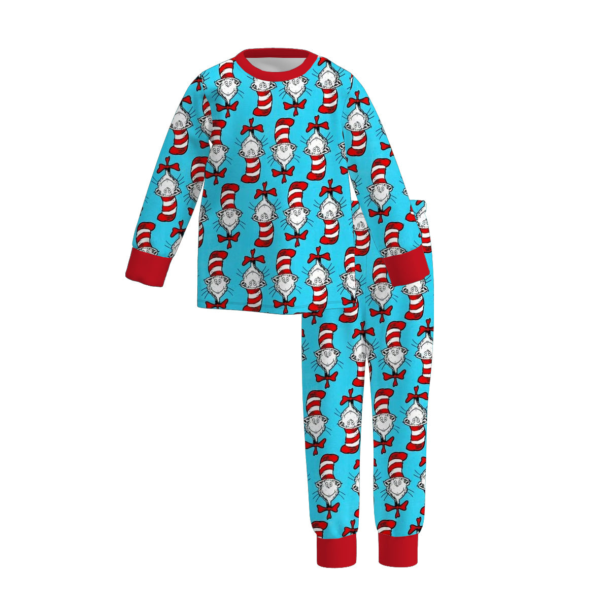 （Pre Order）Boys Spring and Summer DR SEUSS Print Pajamas