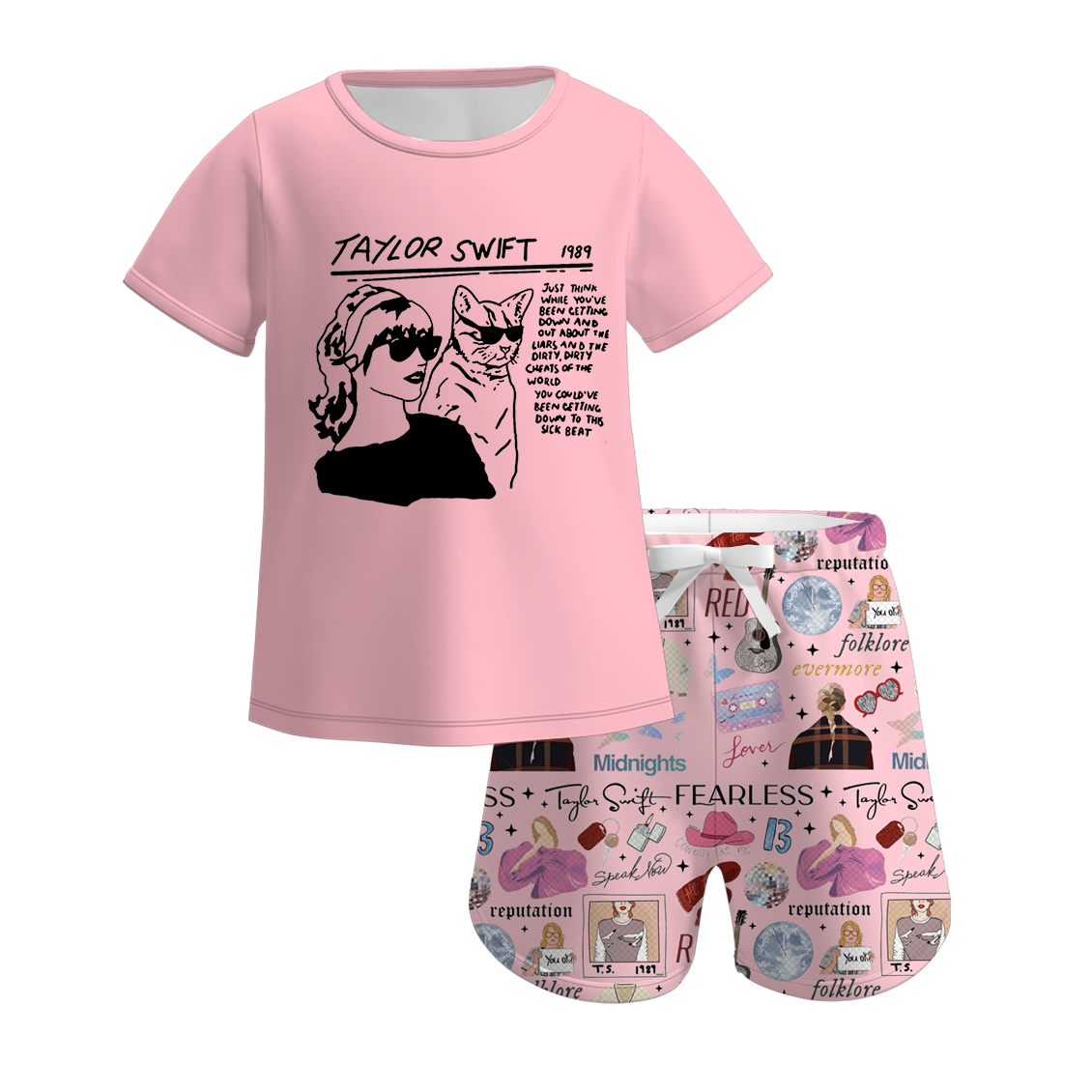 （Pre Order）Mommy and Me TS Print Pajamas