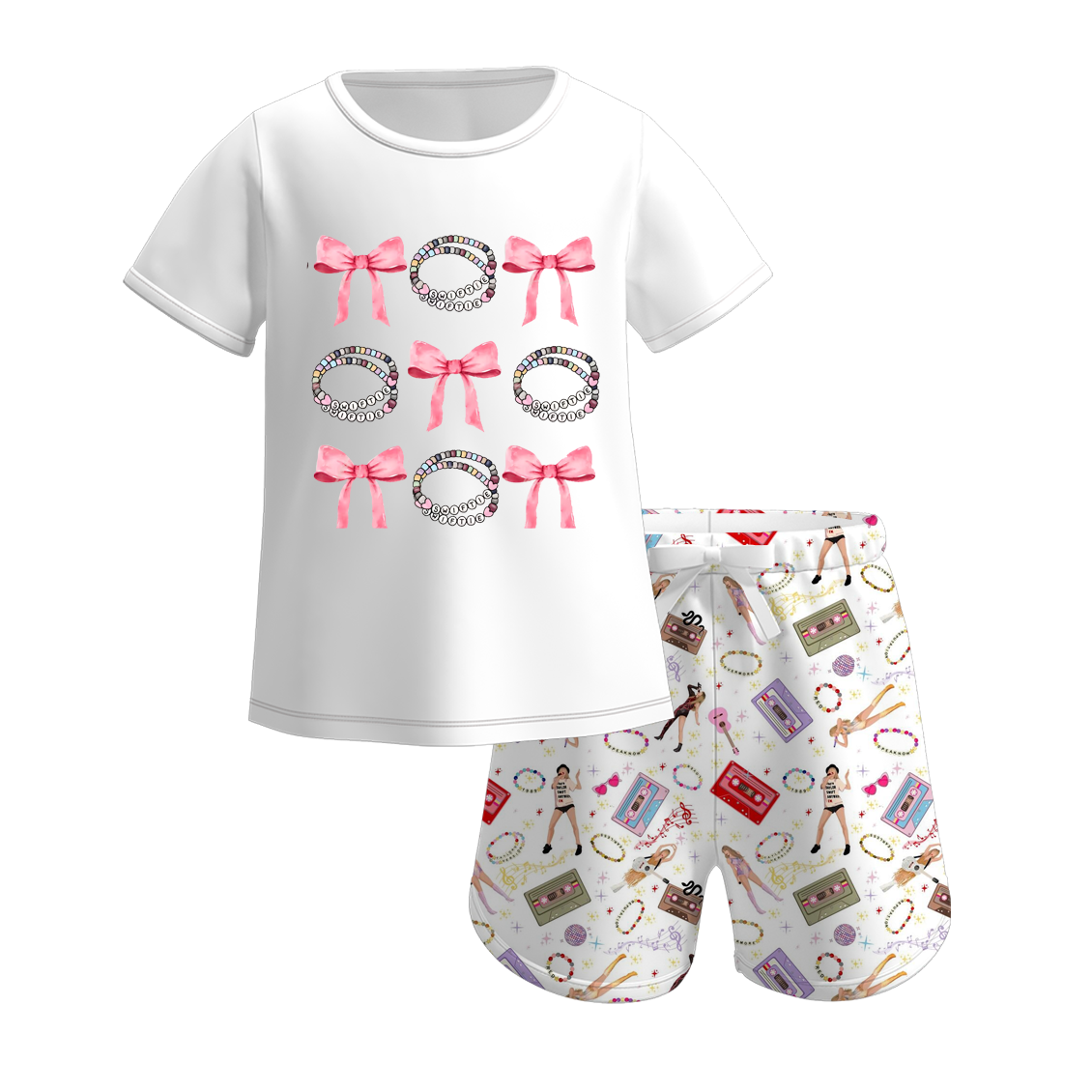 （Pre Order）Mommy and Me TS Print Pajamas