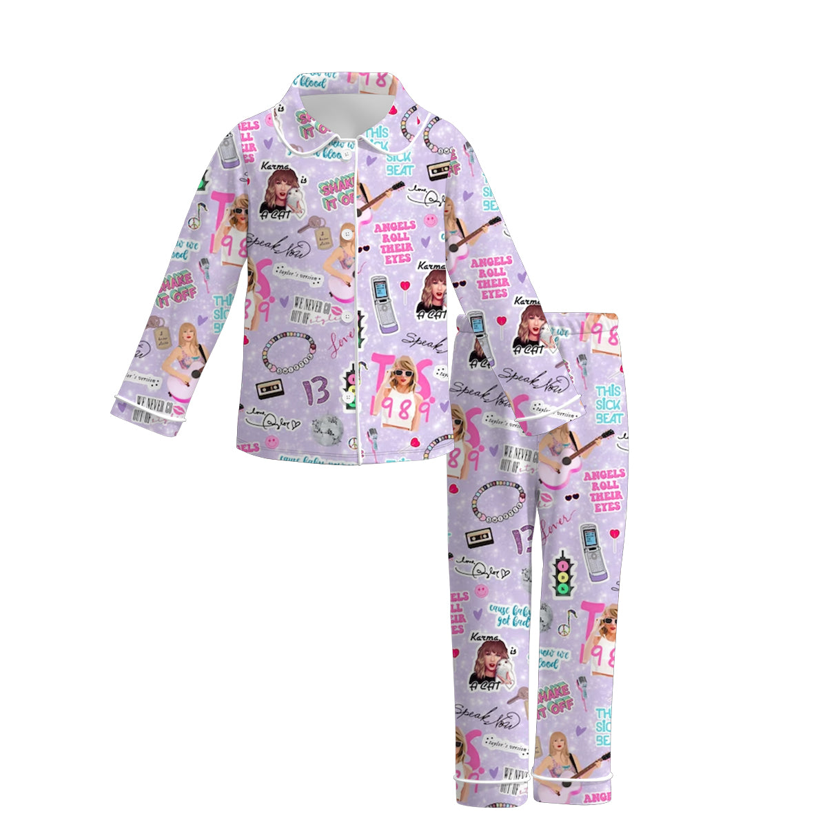 （Pre Order）Girls TS Print Pajama