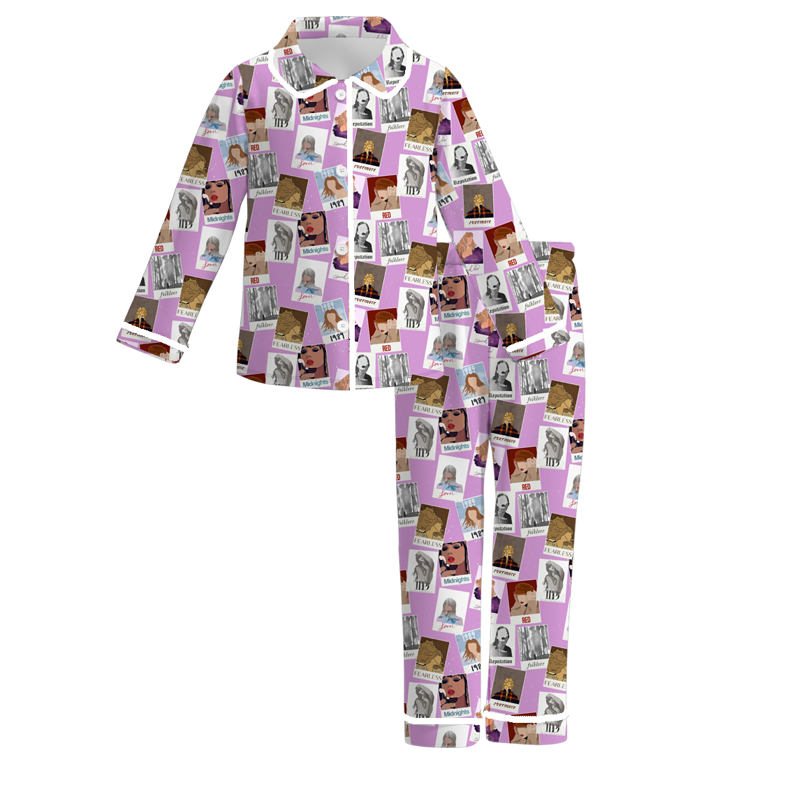 （Pre Order）Girls TS Print Pajamas