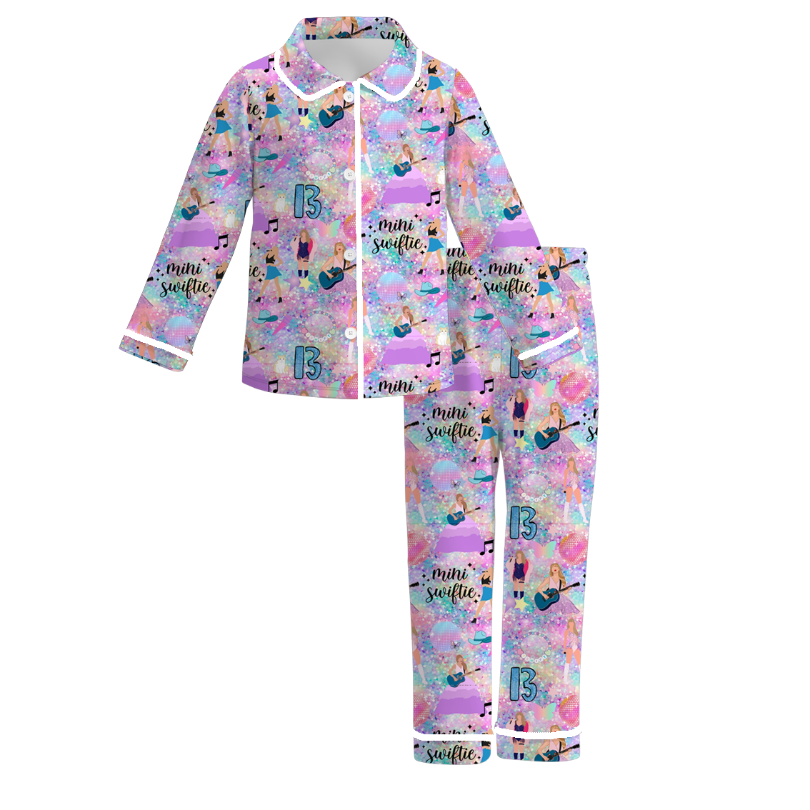 （Pre Order）Girls TS Print Pajamas