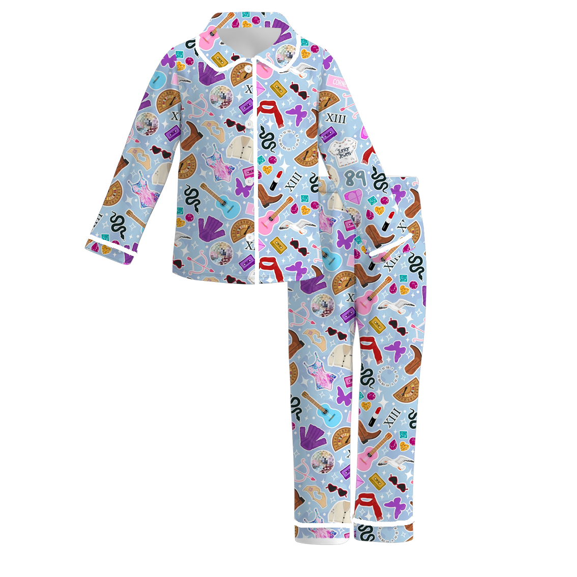 （Pre Order）Girls TS Print Pajamas