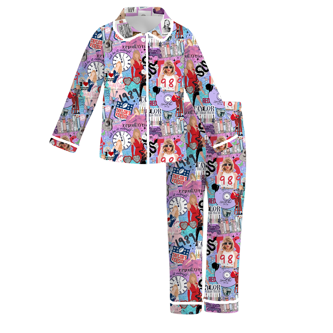 （Pre Order）Girls TS Print Pajamas