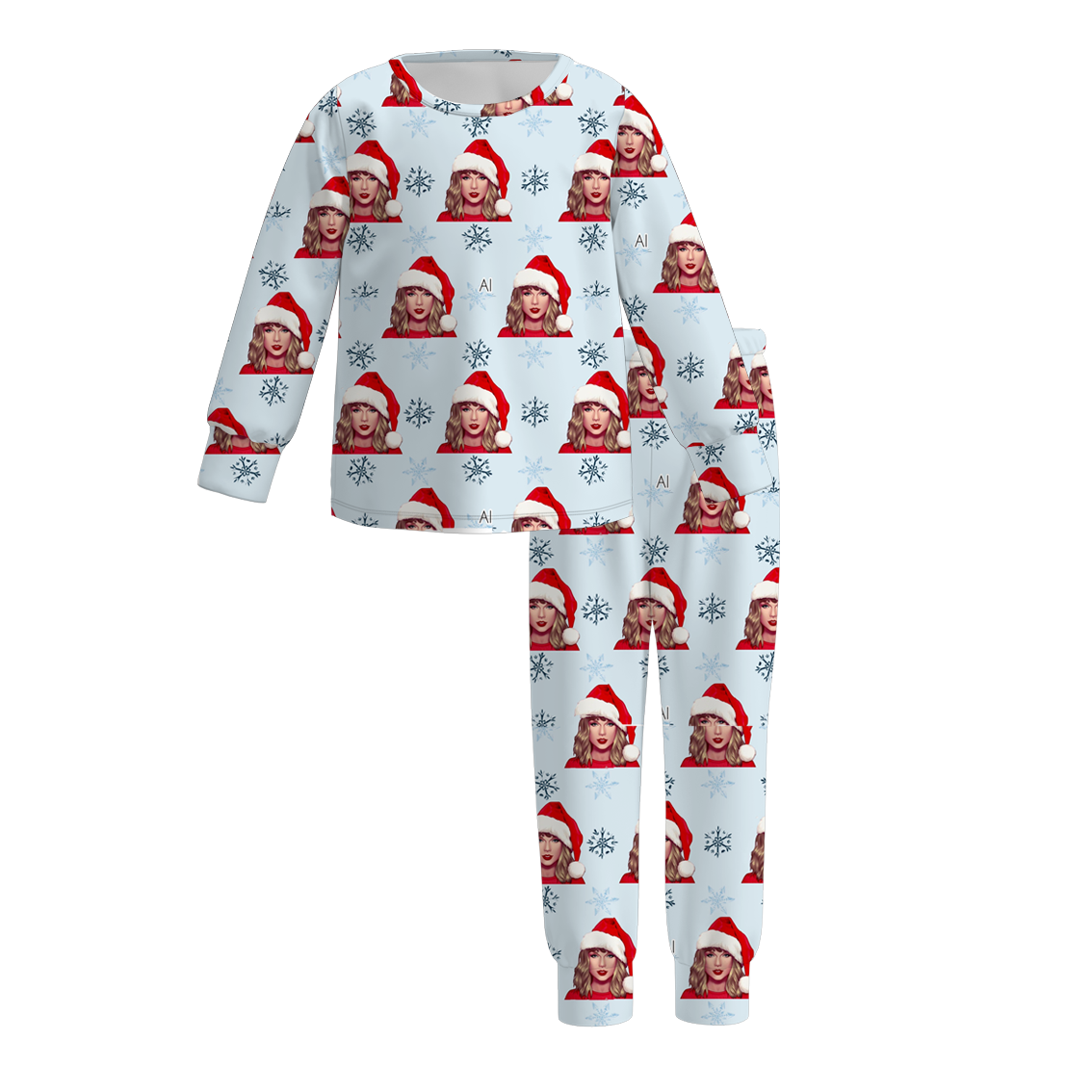 （Pre Order）Girls Christmas TS Print Pajamas