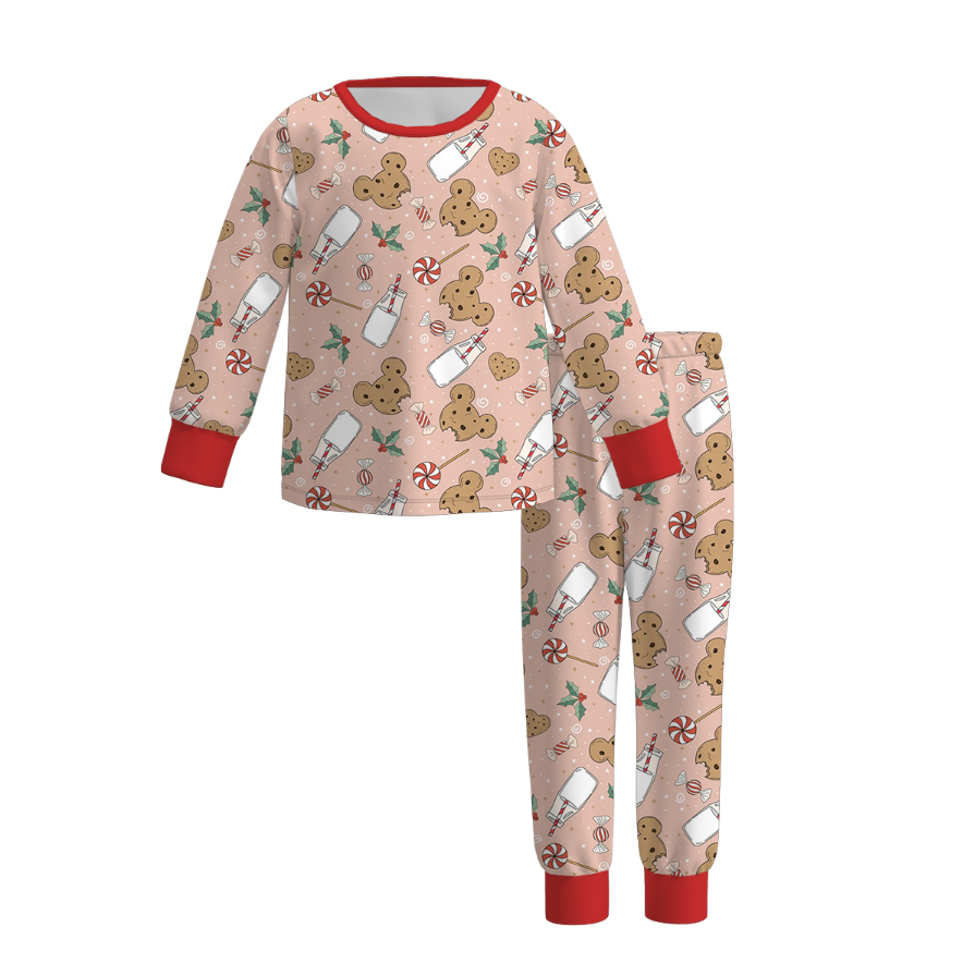 （Pre Order）Girls Christmas Nutcracker Print Pajamas