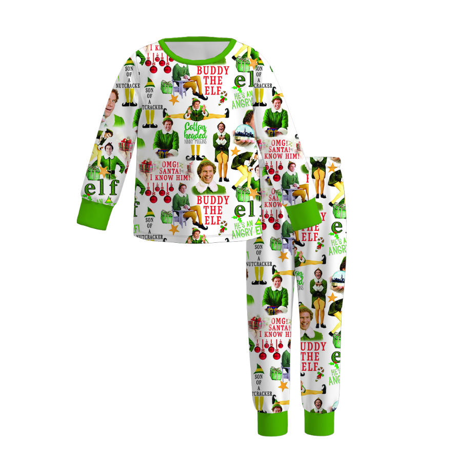 （Pre Order）Girls Christmas Nutcracker Print Pajamas