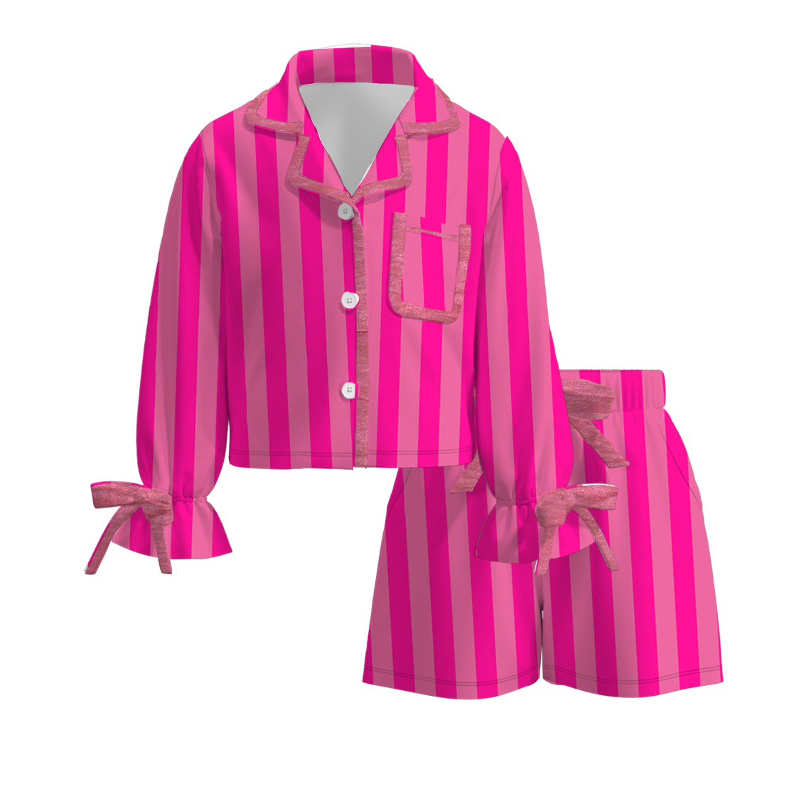 （Pre Order）Girls Valentine's Day Print Pajamas