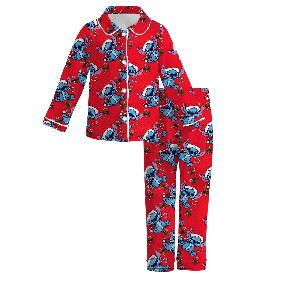 （Pre Order）Girls Christmas Print Pajamas