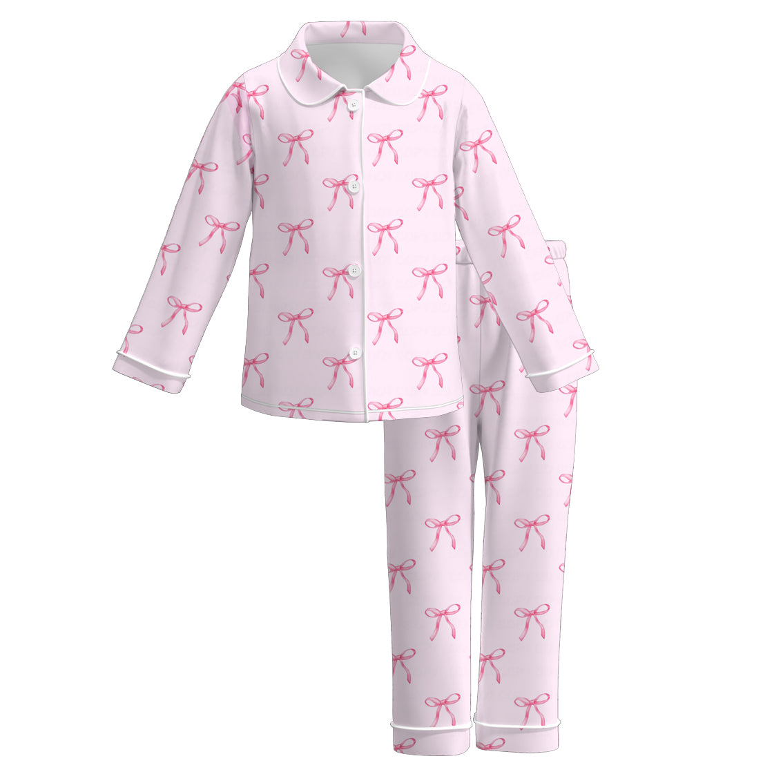 （Pre Order）Girls Valentine's Day Print Pajamas