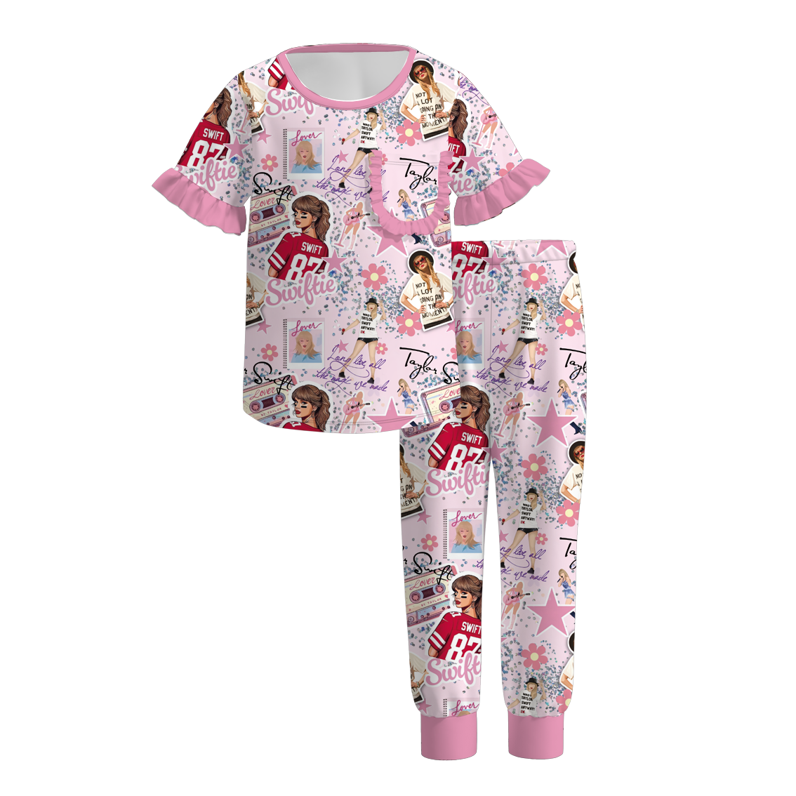 （Pre Order）Girls TS Print Pajamas