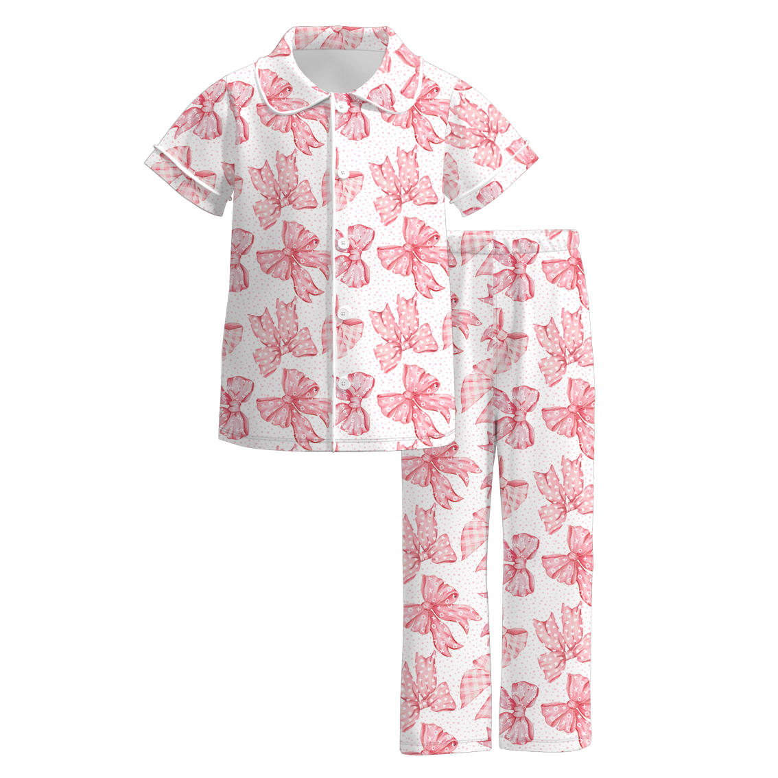 （Pre Order）Girls Valentine's Day Print Pajamas