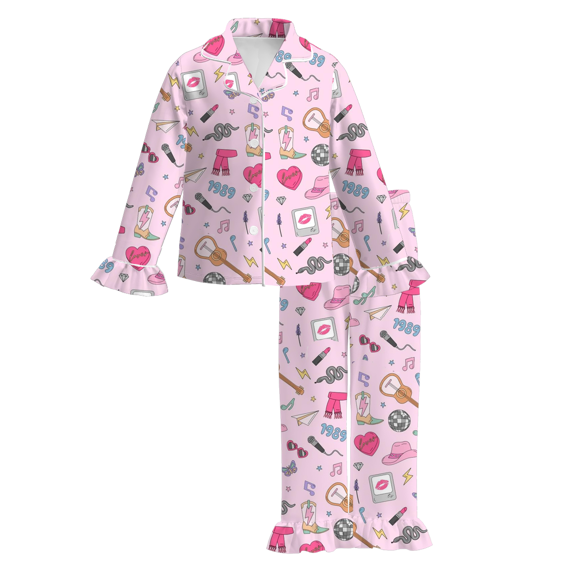 （Pre Order）Girls TS Print Pajamas