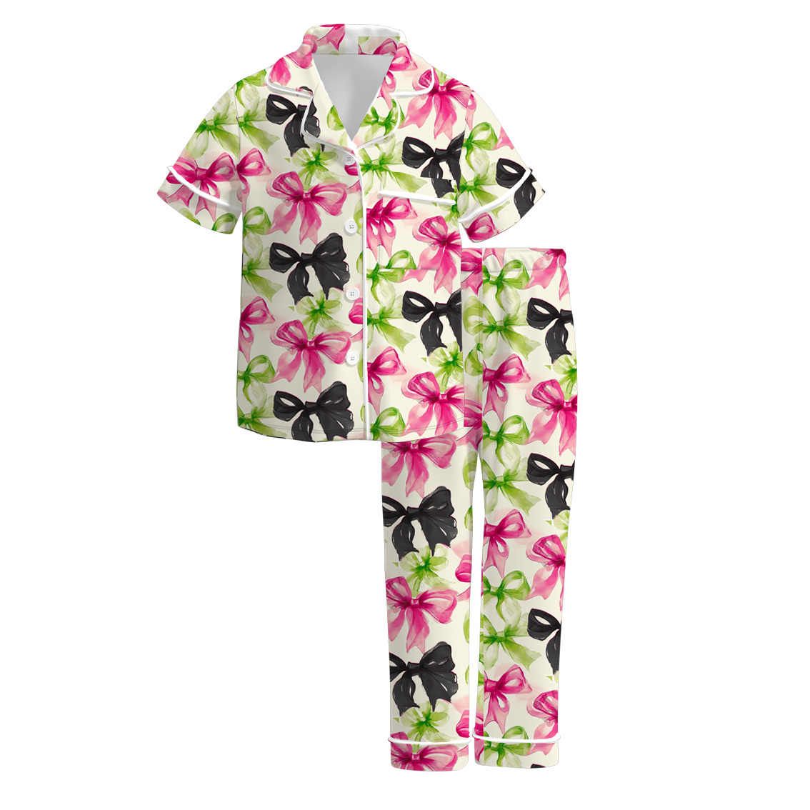 （Pre Order）Girls Spring and Summer Movie Character Print Pajamas