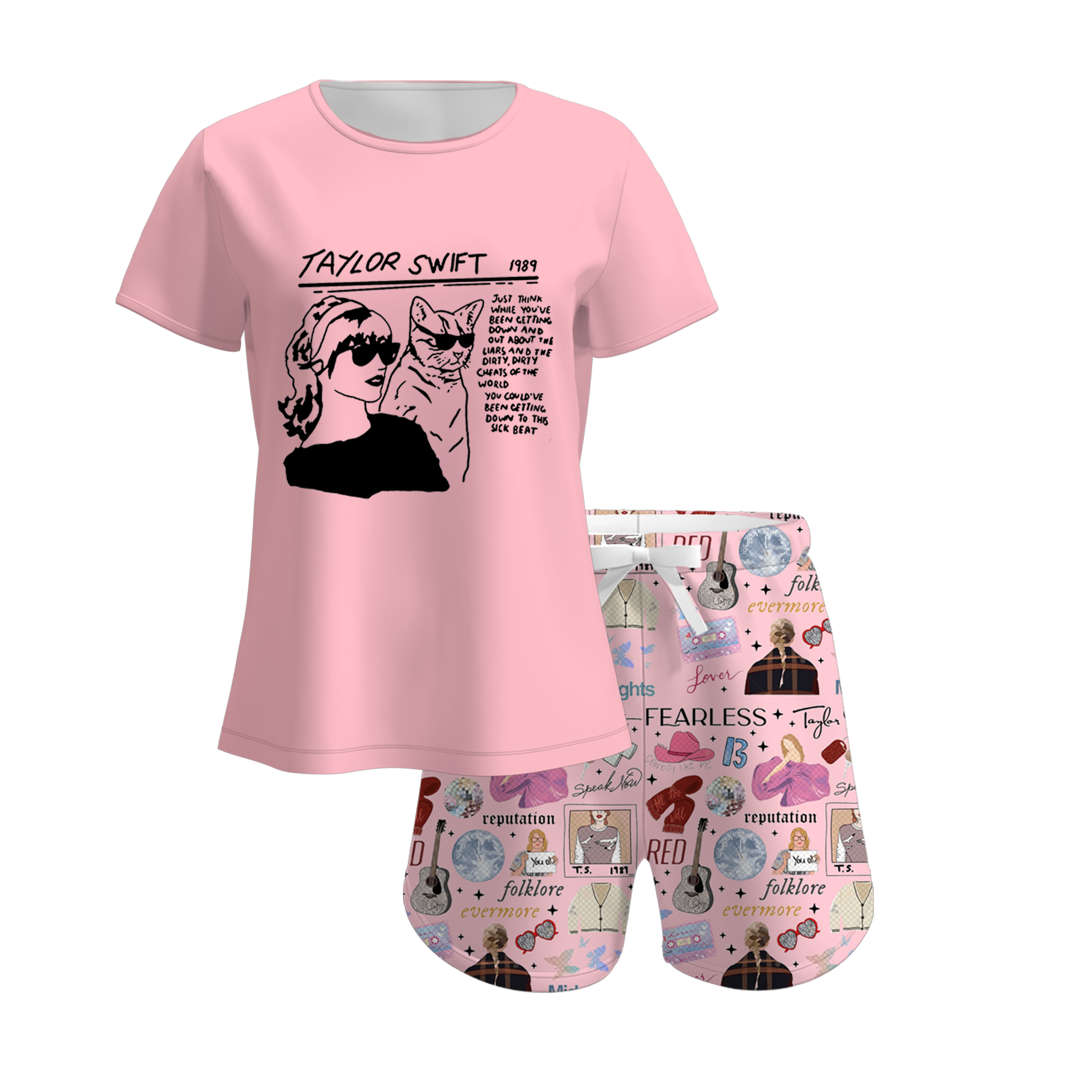 （Pre Order）Mommy and Me TS Print Pajamas