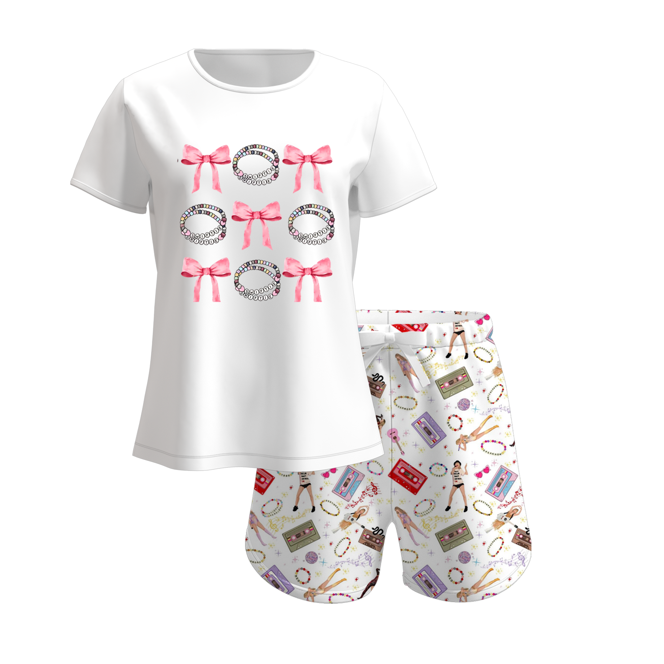 （Pre Order）Mommy and Me TS Print Pajamas