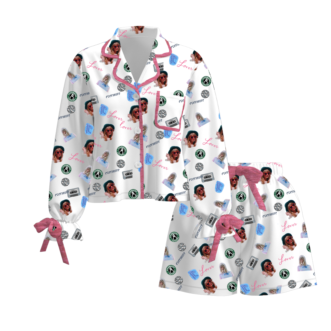 （Pre Order）Adults TS Print Pajamas