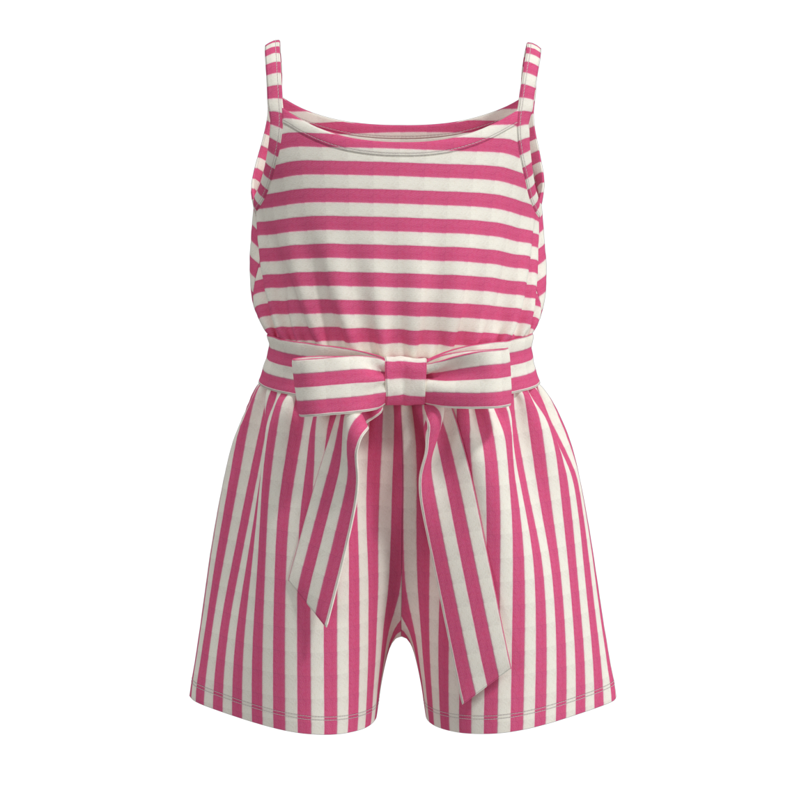 （Pre Order）Summer Girls Cotton Jumpsuit