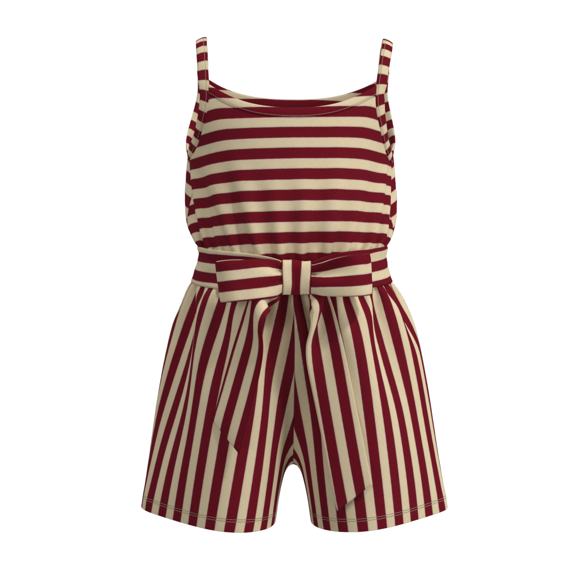 （Pre Order）Summer Girls Cotton Jumpsuit