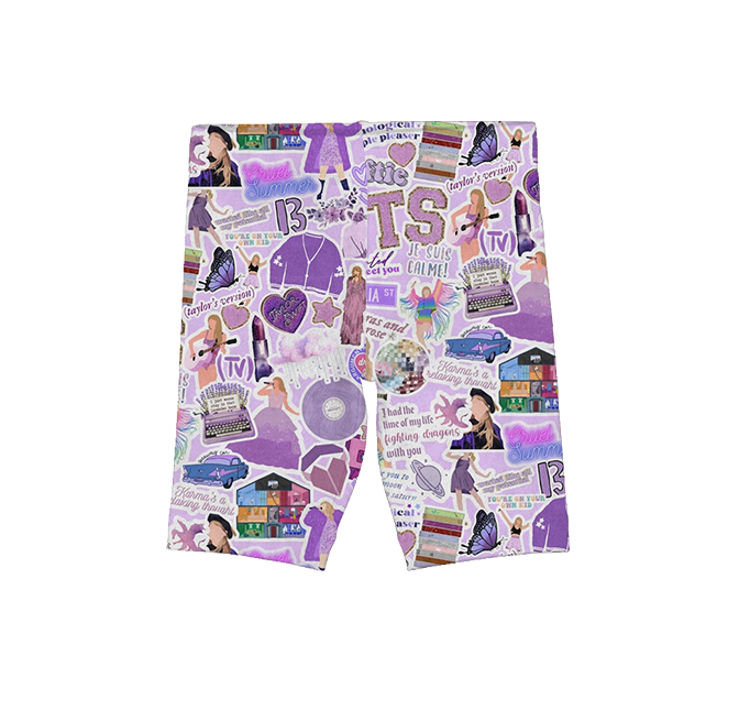 （Pre Order）Summer Girls Mommy and Me TS Print Short