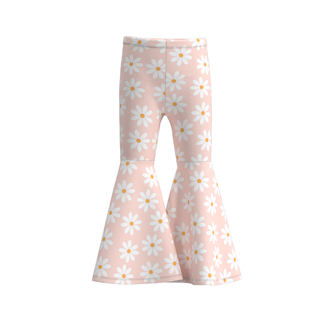 （Pre Order）Girls Summer Floral Print Bell Pants