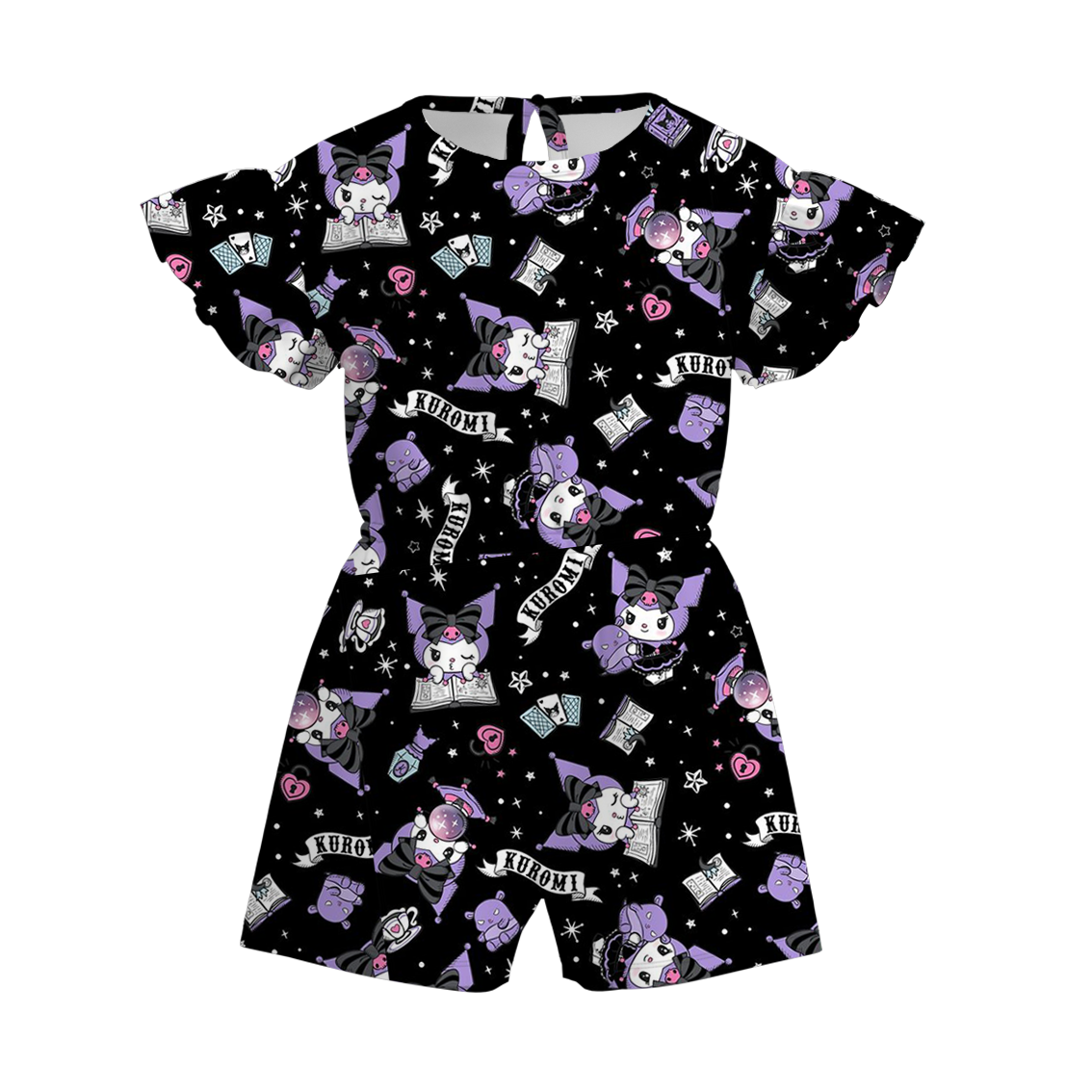 （Pre Order）Girls Summer Sanrio Print Jumpsuit