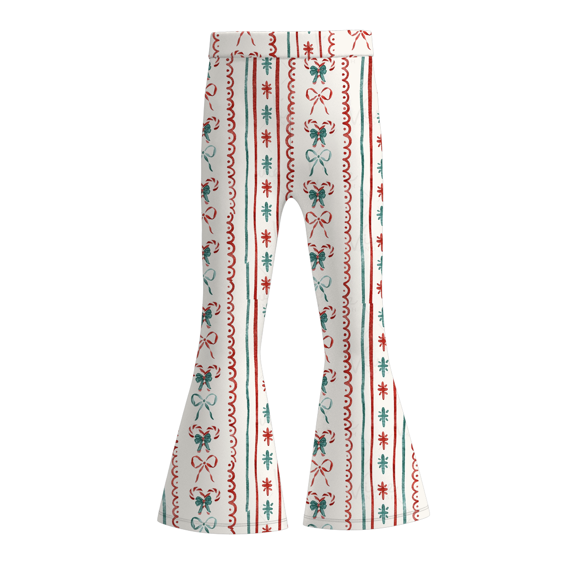 （Pre Order）Girls Christmas Print Bell Pants