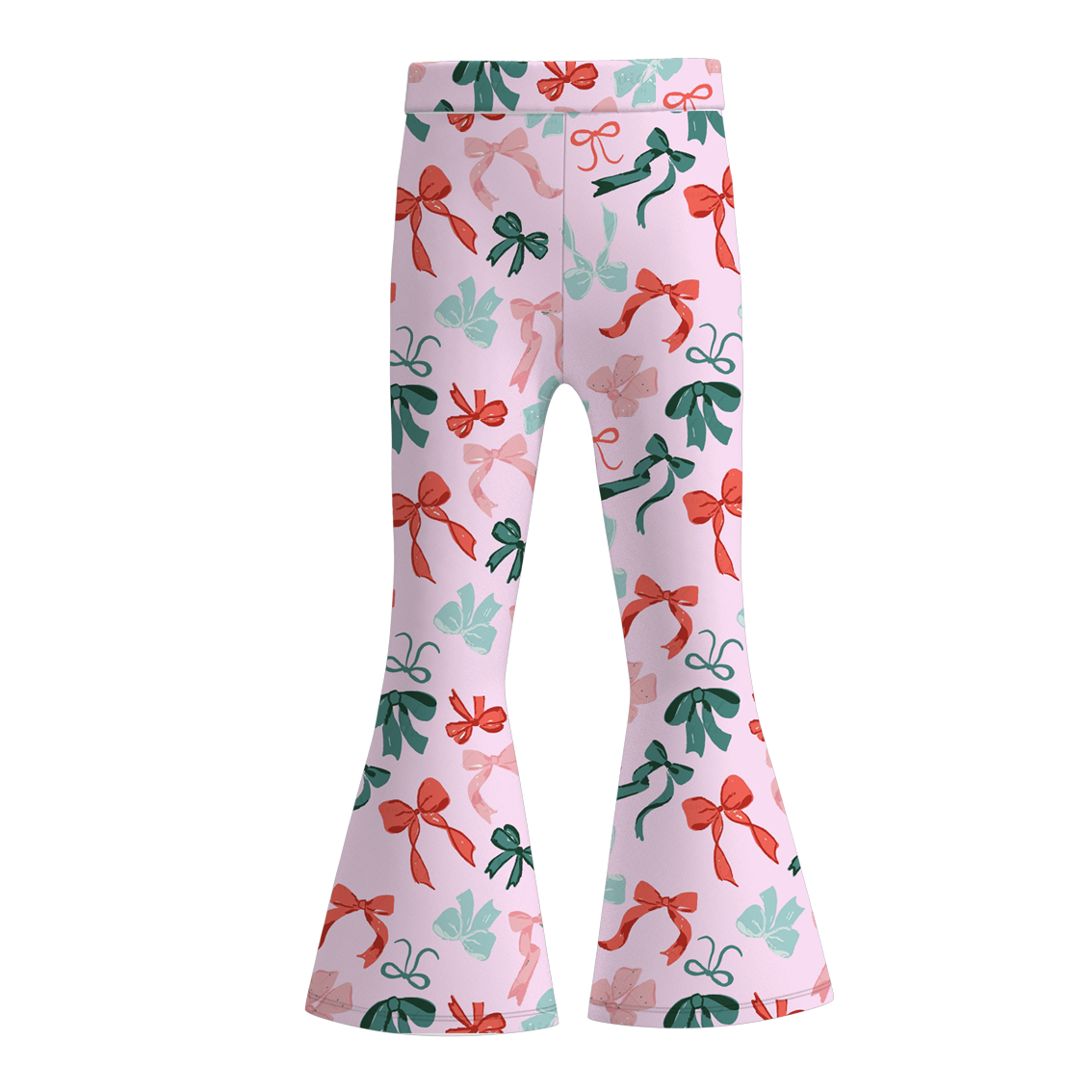 （Pre Order）Girls Christmas Print Bell Pants