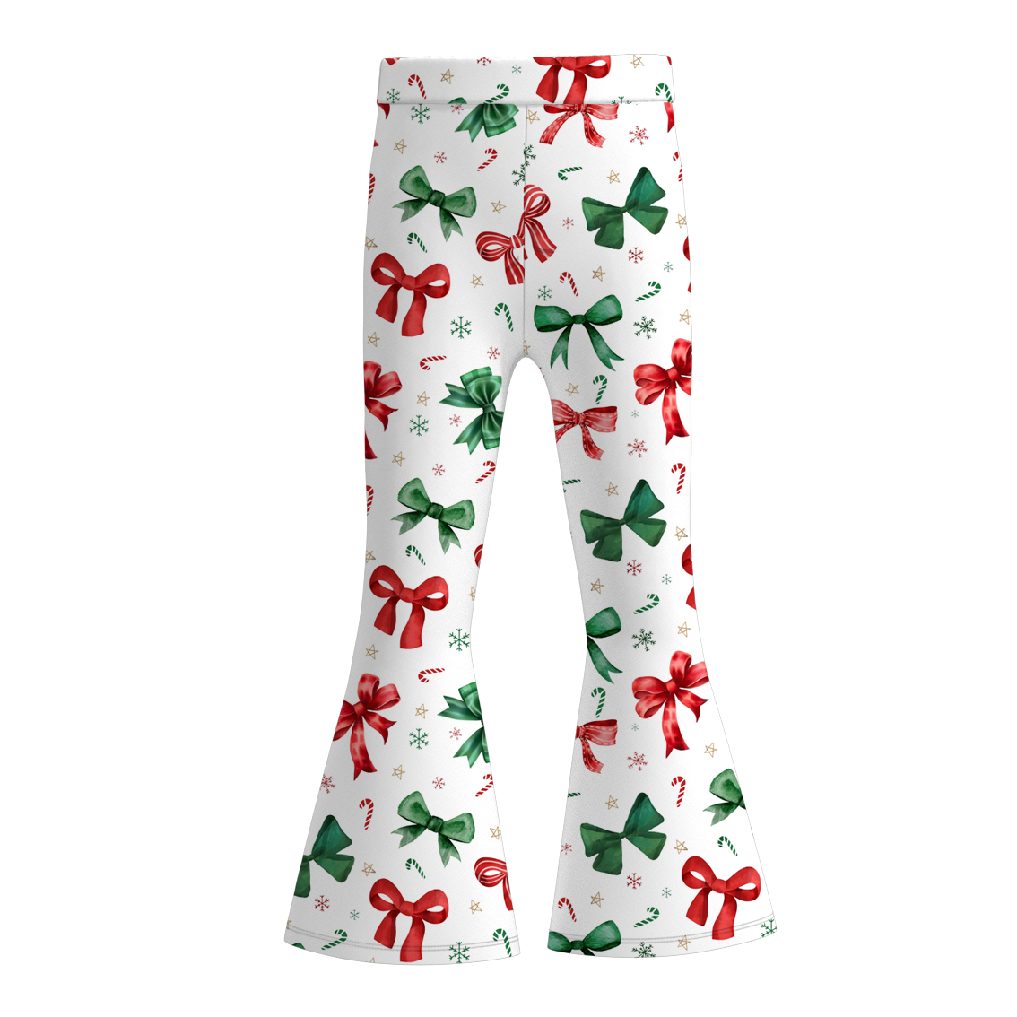 （Pre Order）Girls Christmas Print Bell Pants