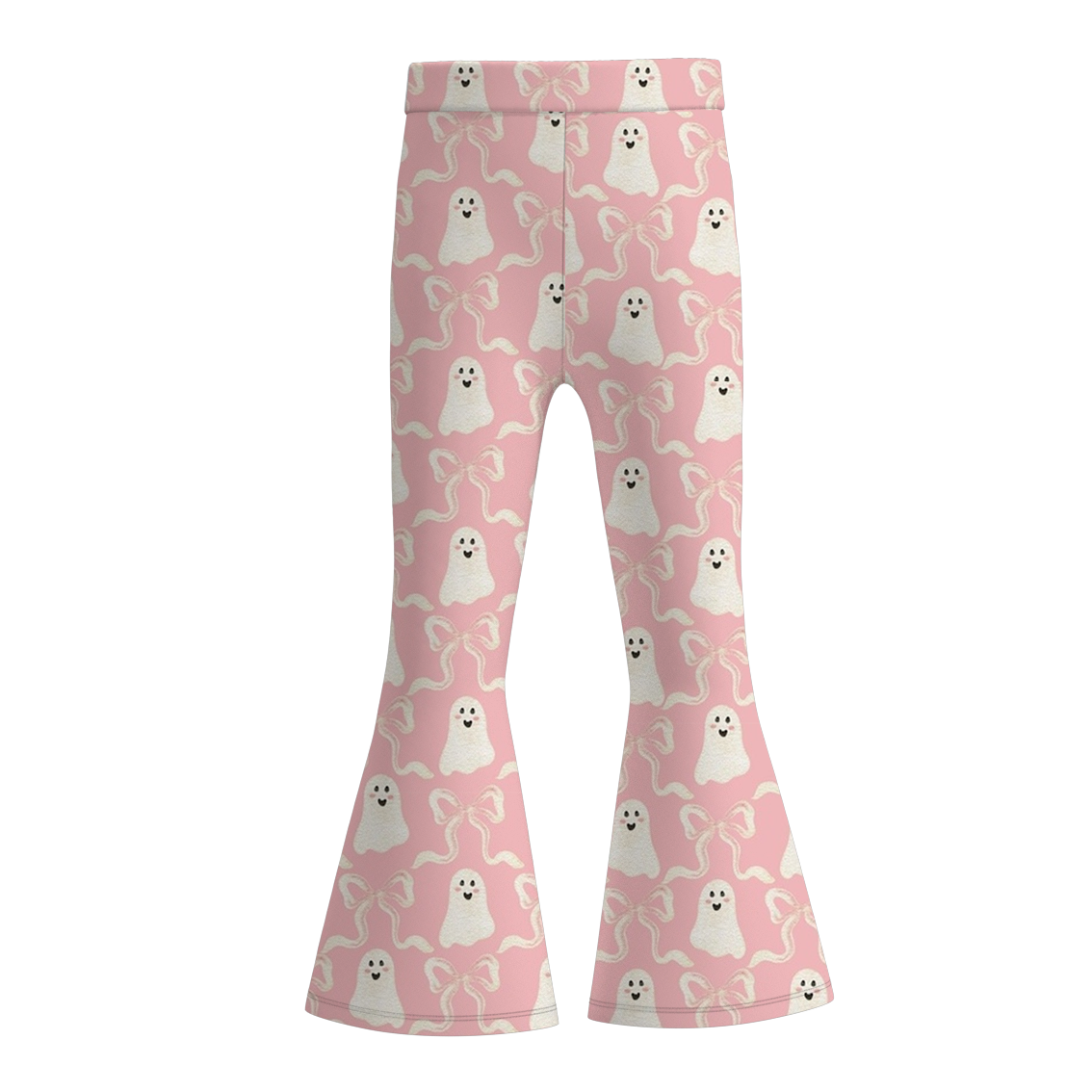 （Pre Order）Girls Halloween Print Bell Pants