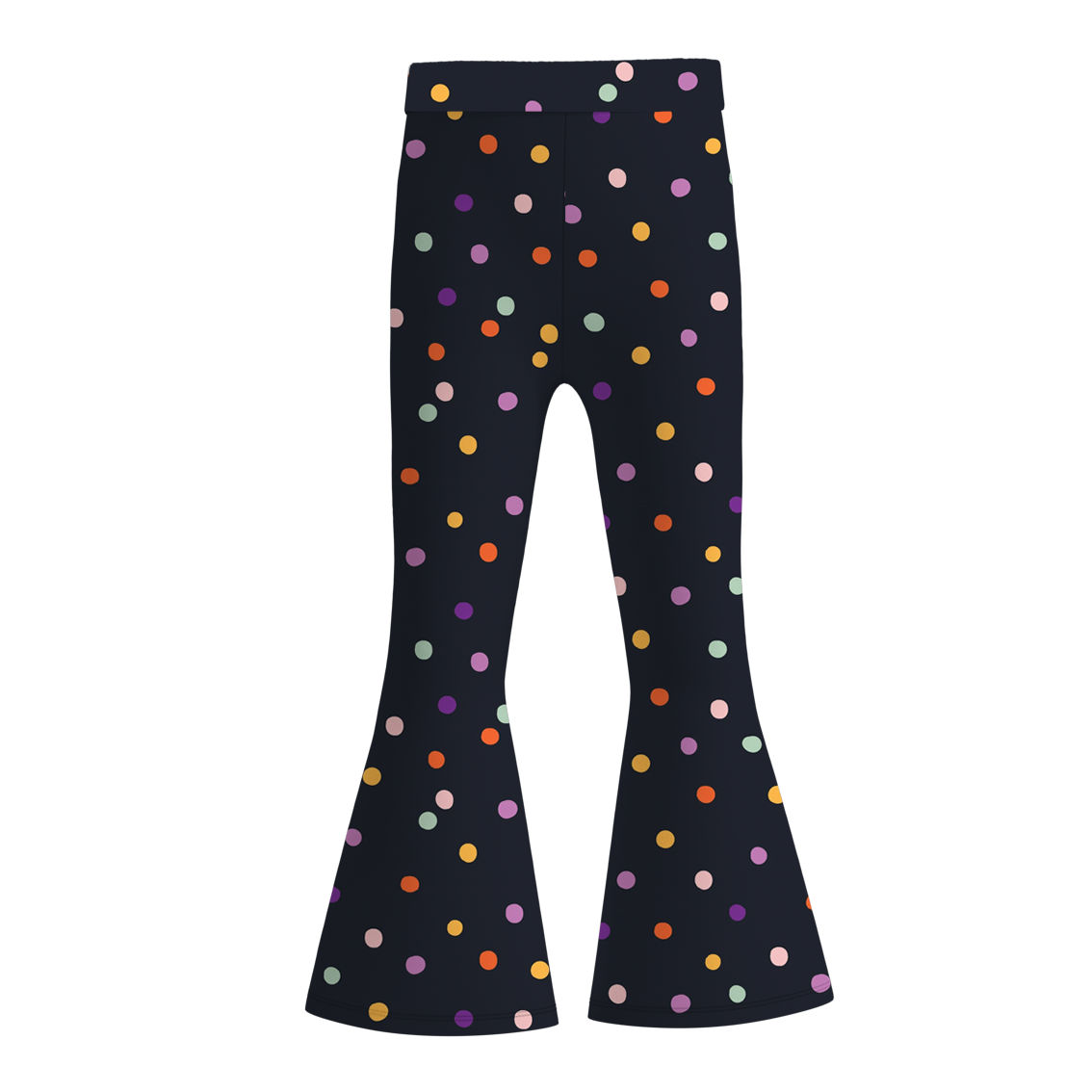 （Pre Order）Girls Halloween Print Bell Pants