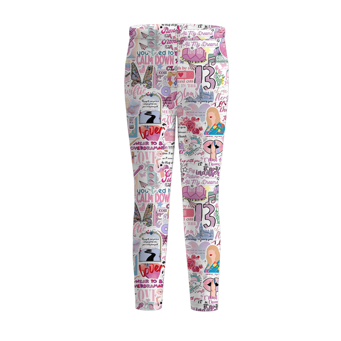 （Pre Order）Girls TS Print Leggings