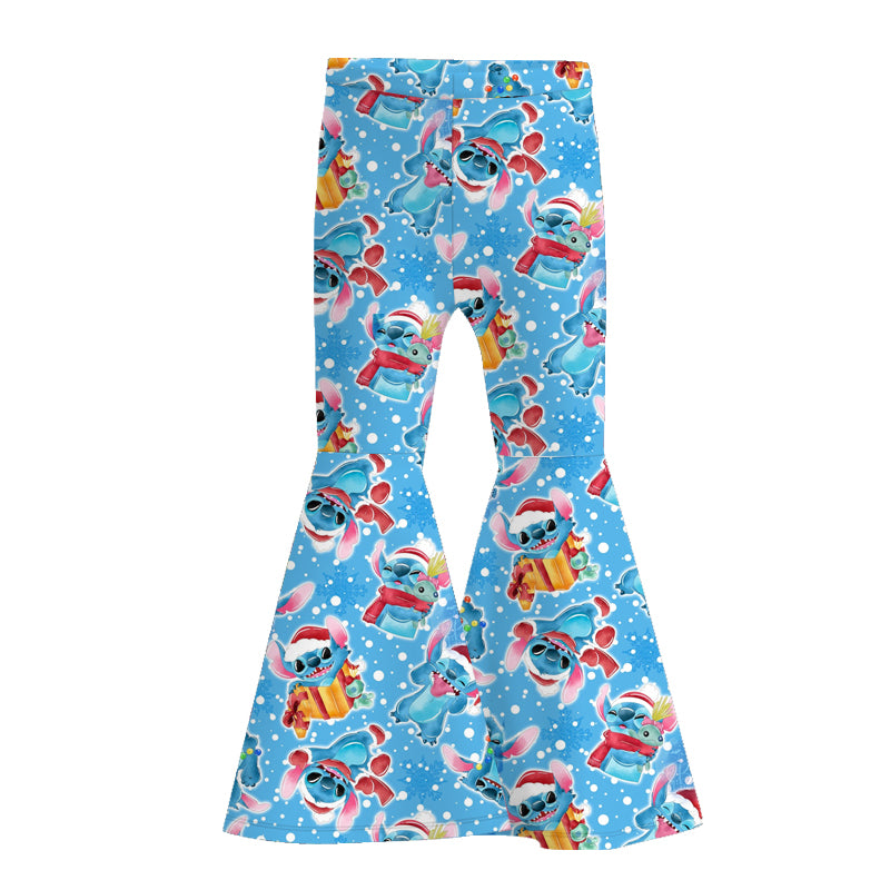 （Pre Order）Girls Fall Cartoon Print Bell Pants