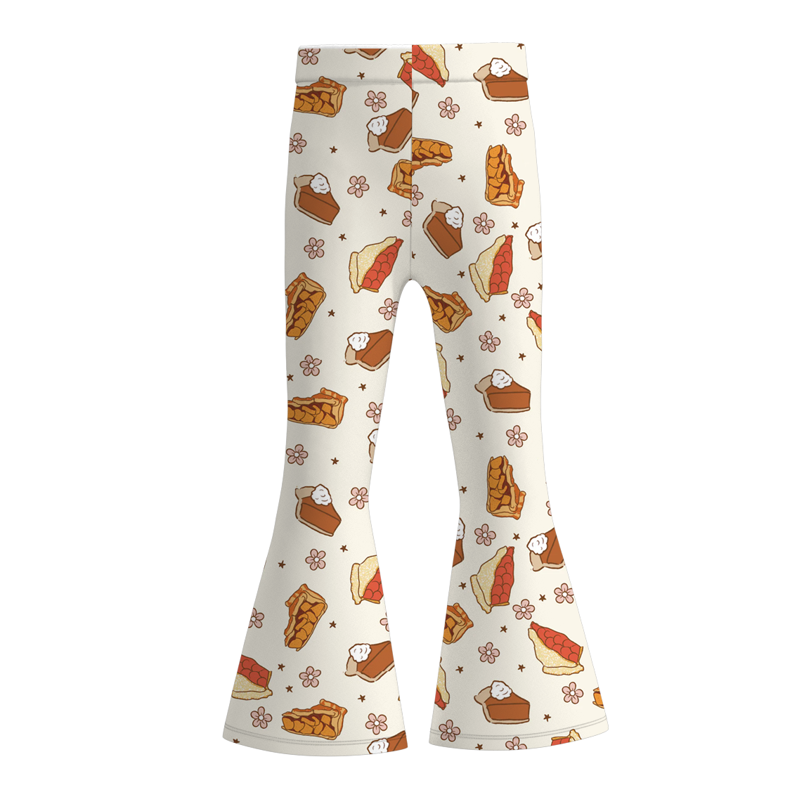 （Pre Order）Girls Thanksgiving Print Bell Pants