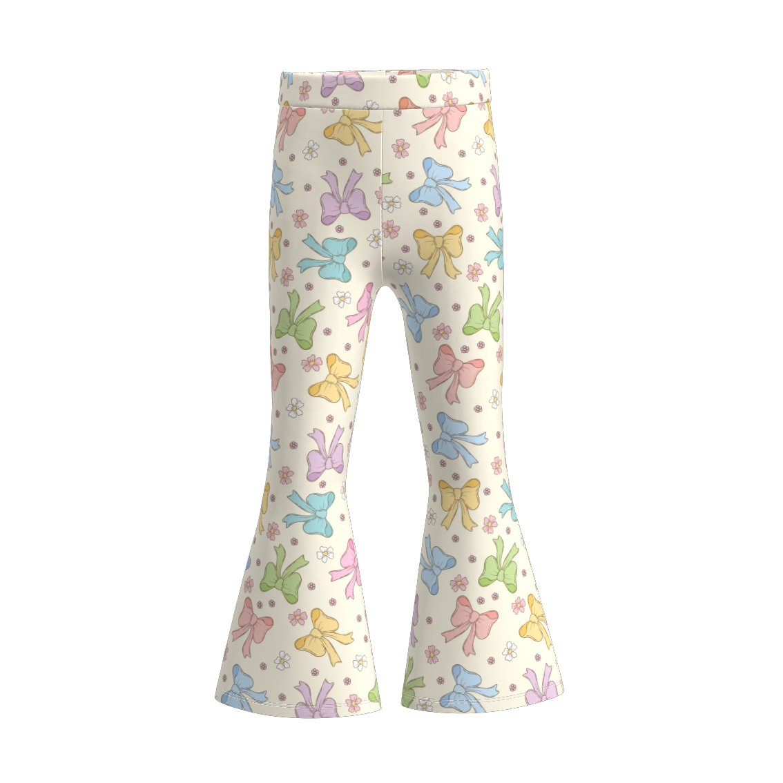 （Pre Order）Girls Spring and Summer Print Bell Pants