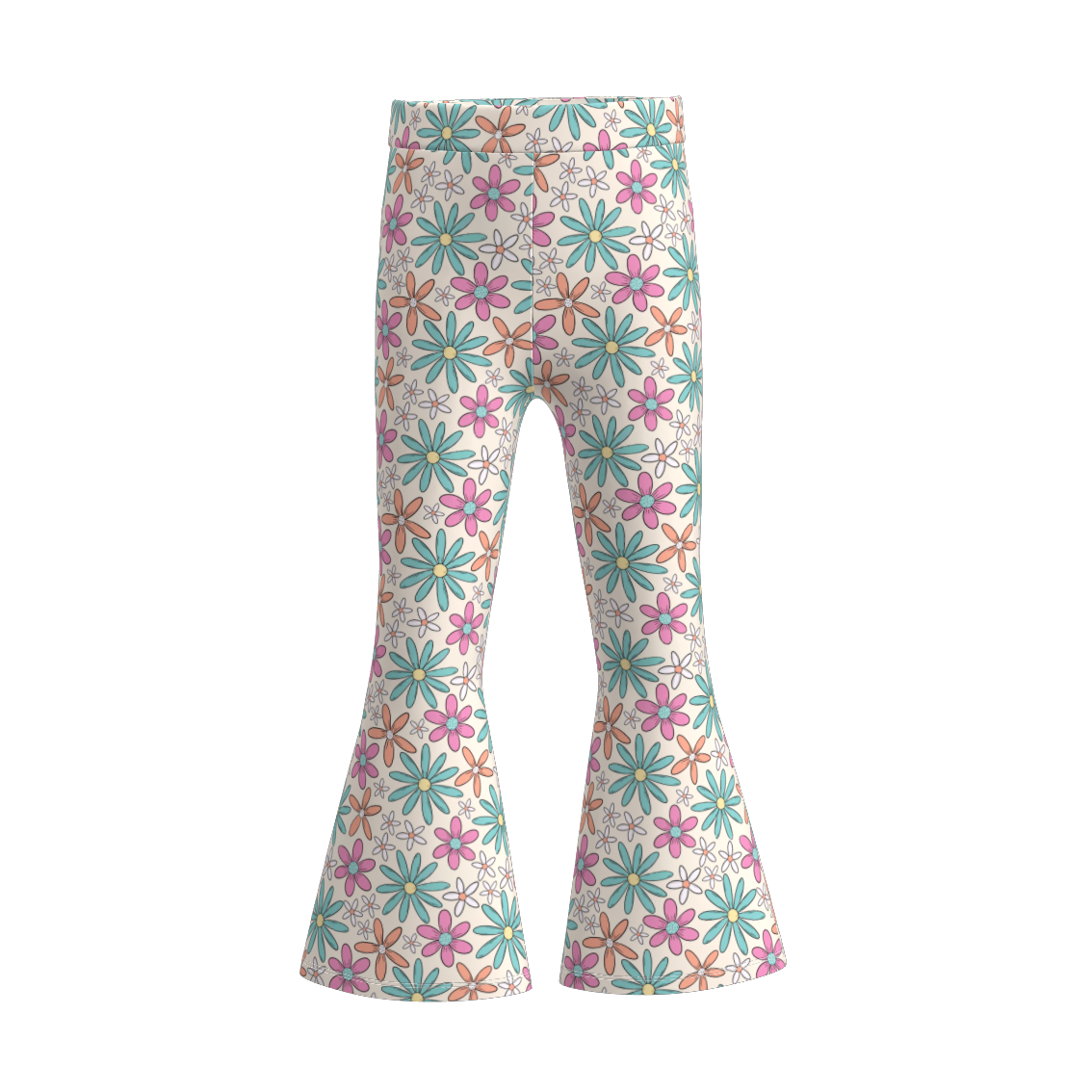 （Pre Order）Girls Spring and Summer Print Bell Pants