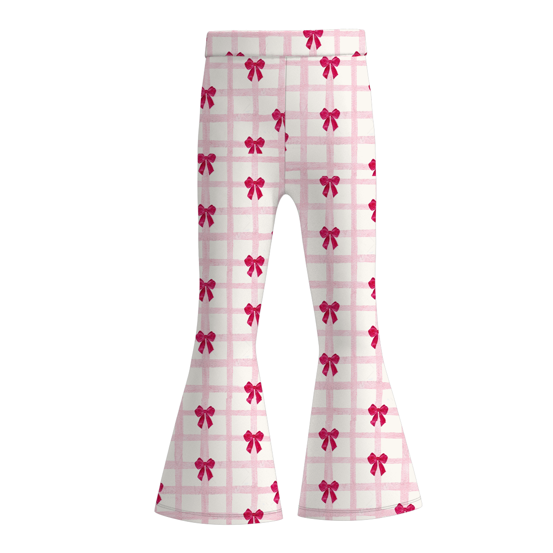 （Pre Order）Girls Valentine's Day Print Bell Pants