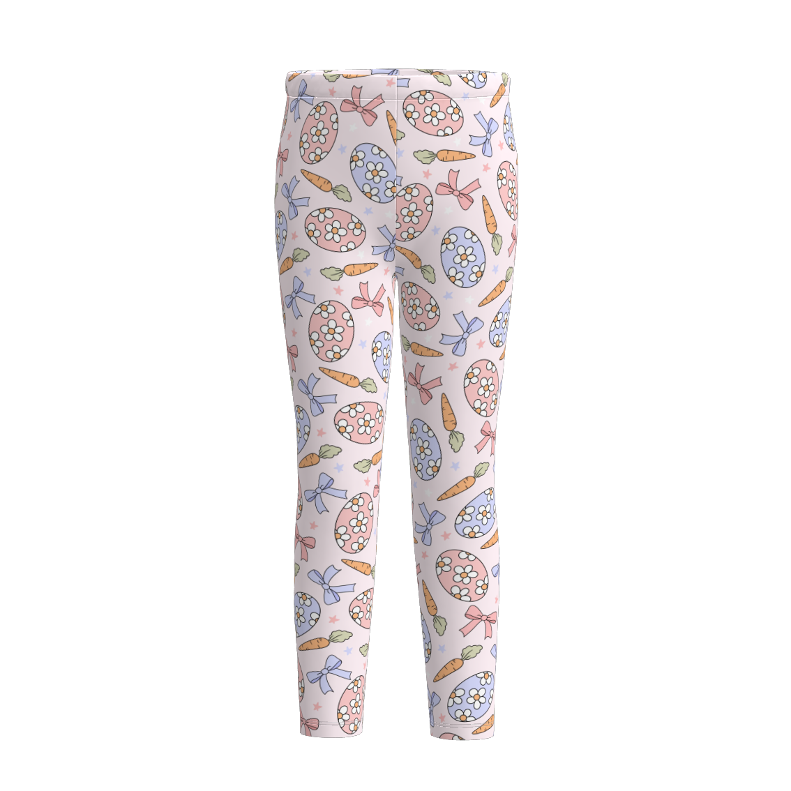 （Pre Order）Girls Easter Bunny Print Pants