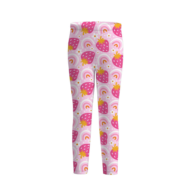 （Pre Order）Girls Spring and Summer Floral Print Pants