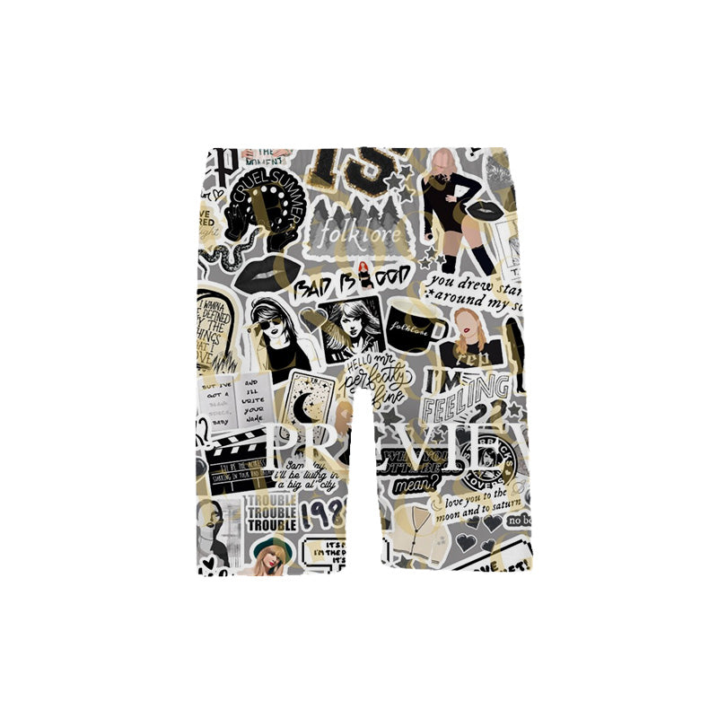 （Pre Order）Summer Mommy and Me TS Print Short