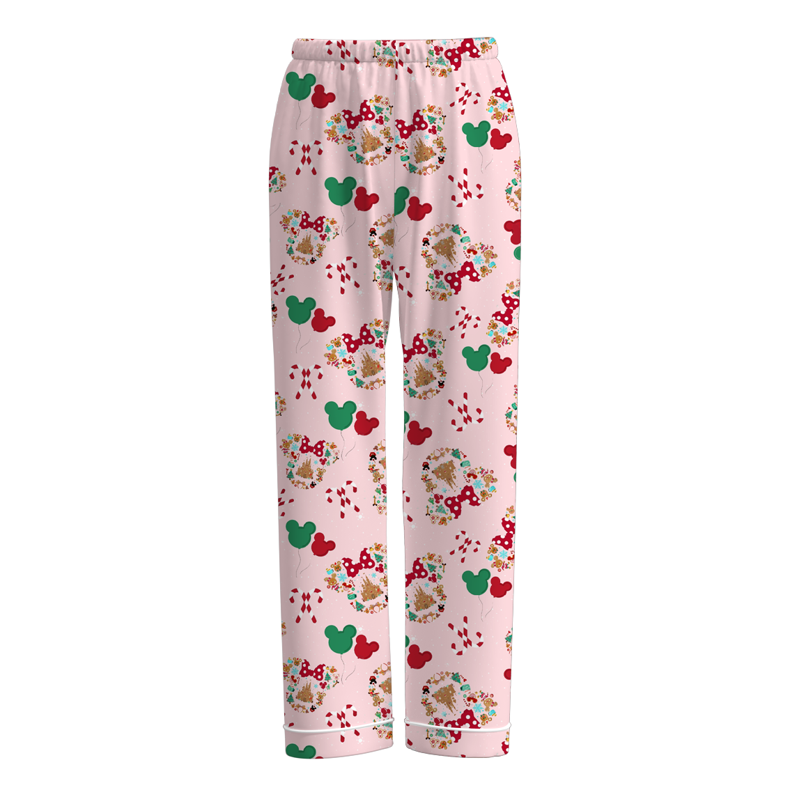 （Pre Order）Adults Christmas Cartoon Print Pajama Pants