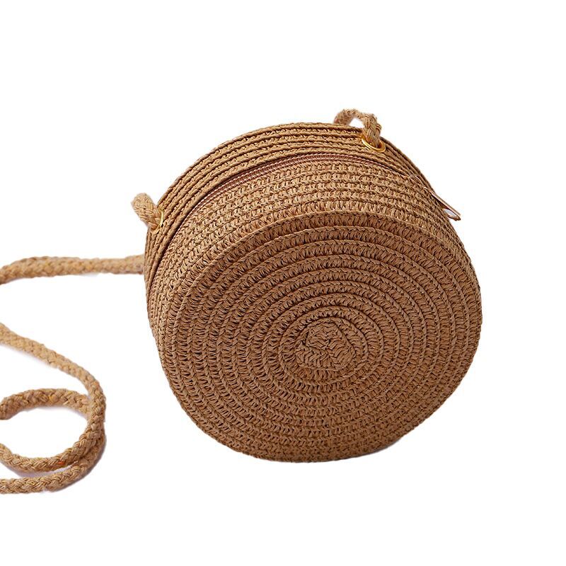 （Pre Order）Girl Cute Crossbody Straw bag