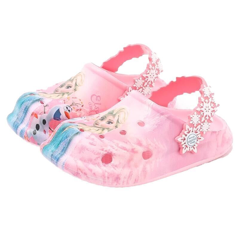 （Pre Order）Princess Crystal Anti-slip Holey Sneakers Girls