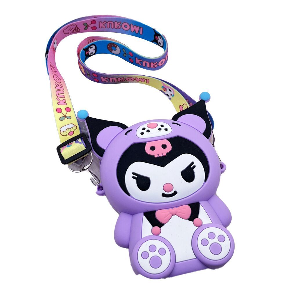 （Pre Order）Kids Cartoon Silicone Crossbody bag