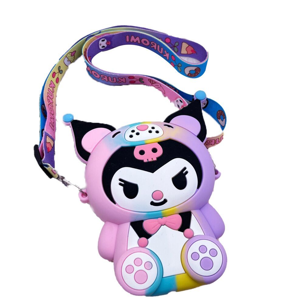 （Pre Order）Kids Cartoon Silicone Crossbody bag