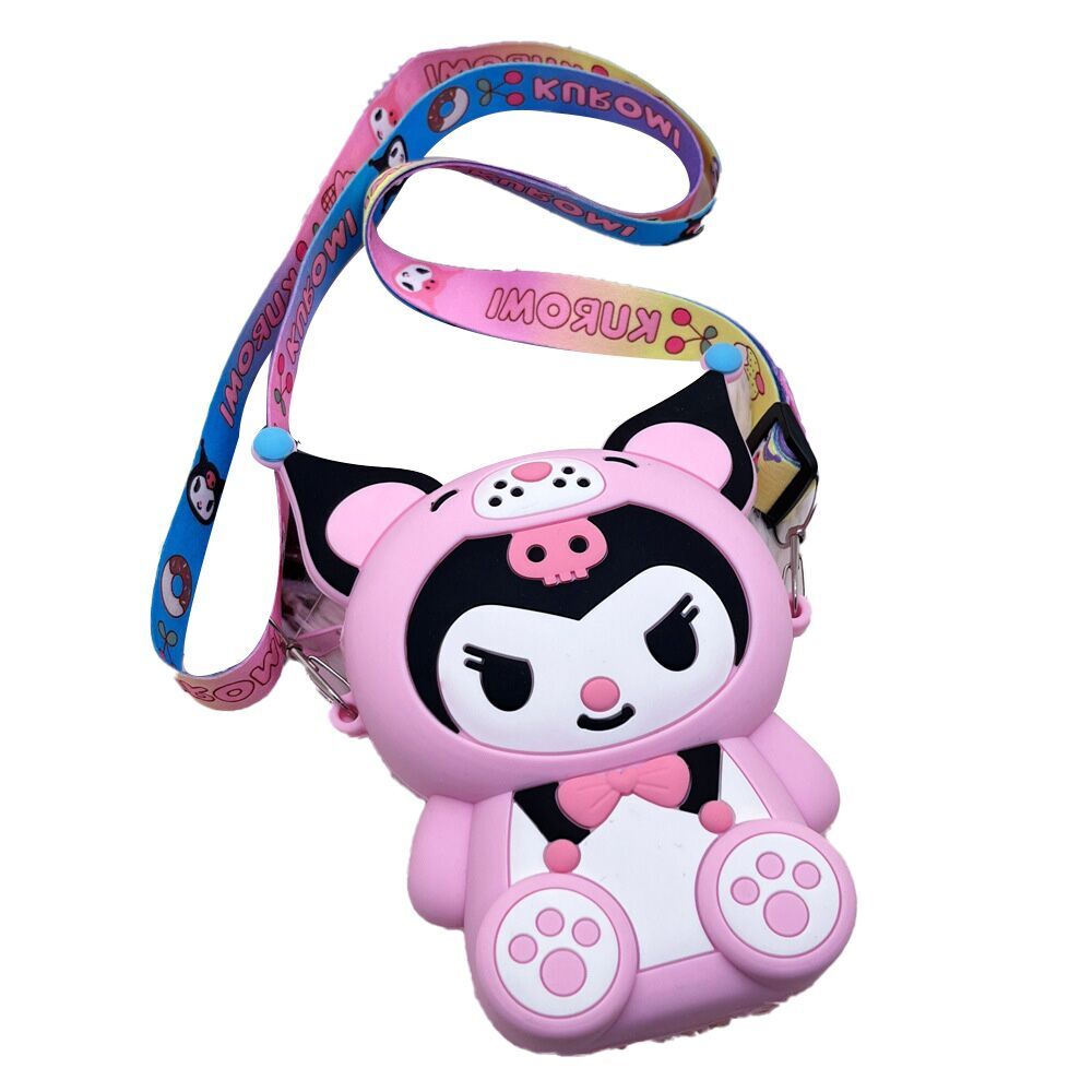 （Pre Order）Kids Cartoon Silicone Crossbody bag