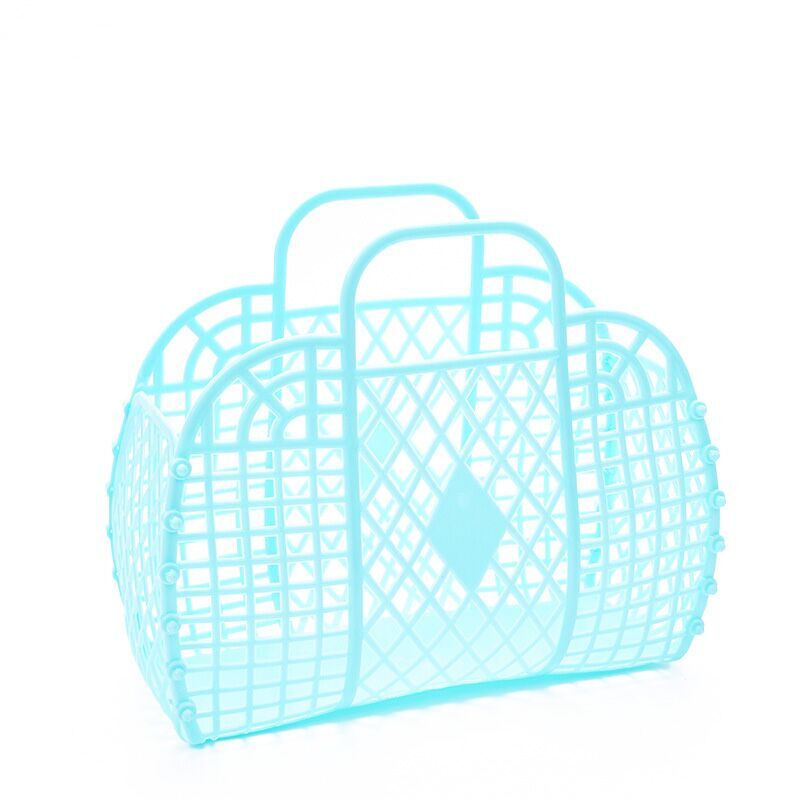 （Pre Order）Portable Hand Woven Plastic Basket