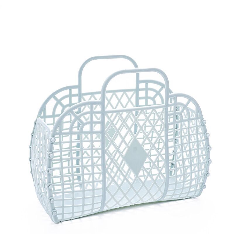 （Pre Order）Portable Hand Woven Plastic Basket