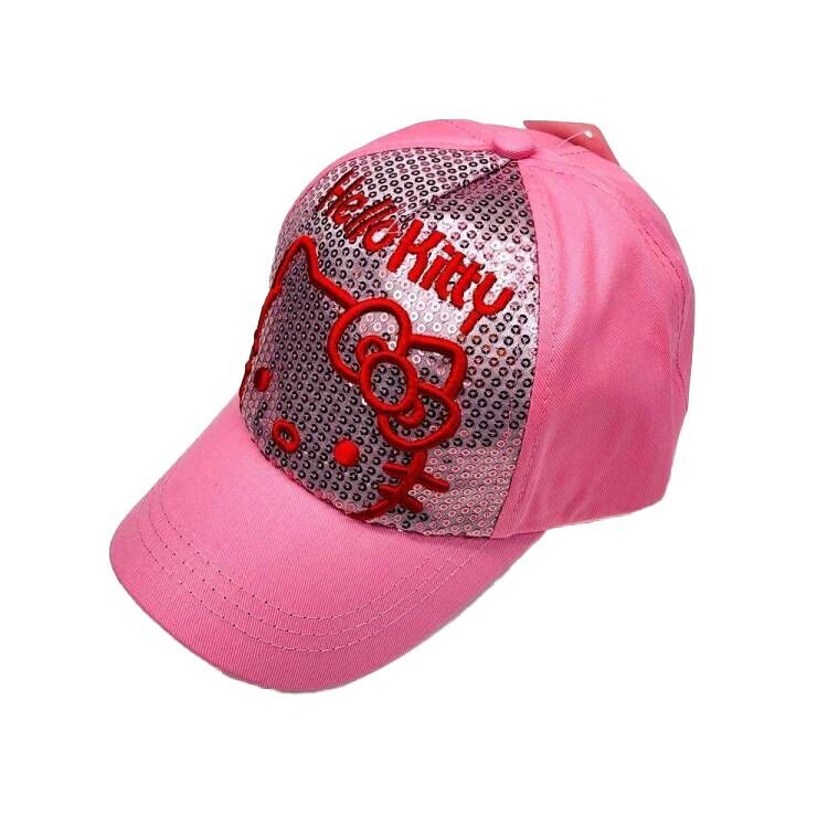 （Pre Order）Kids Pink Cartoon Embroidered Baseball Cap